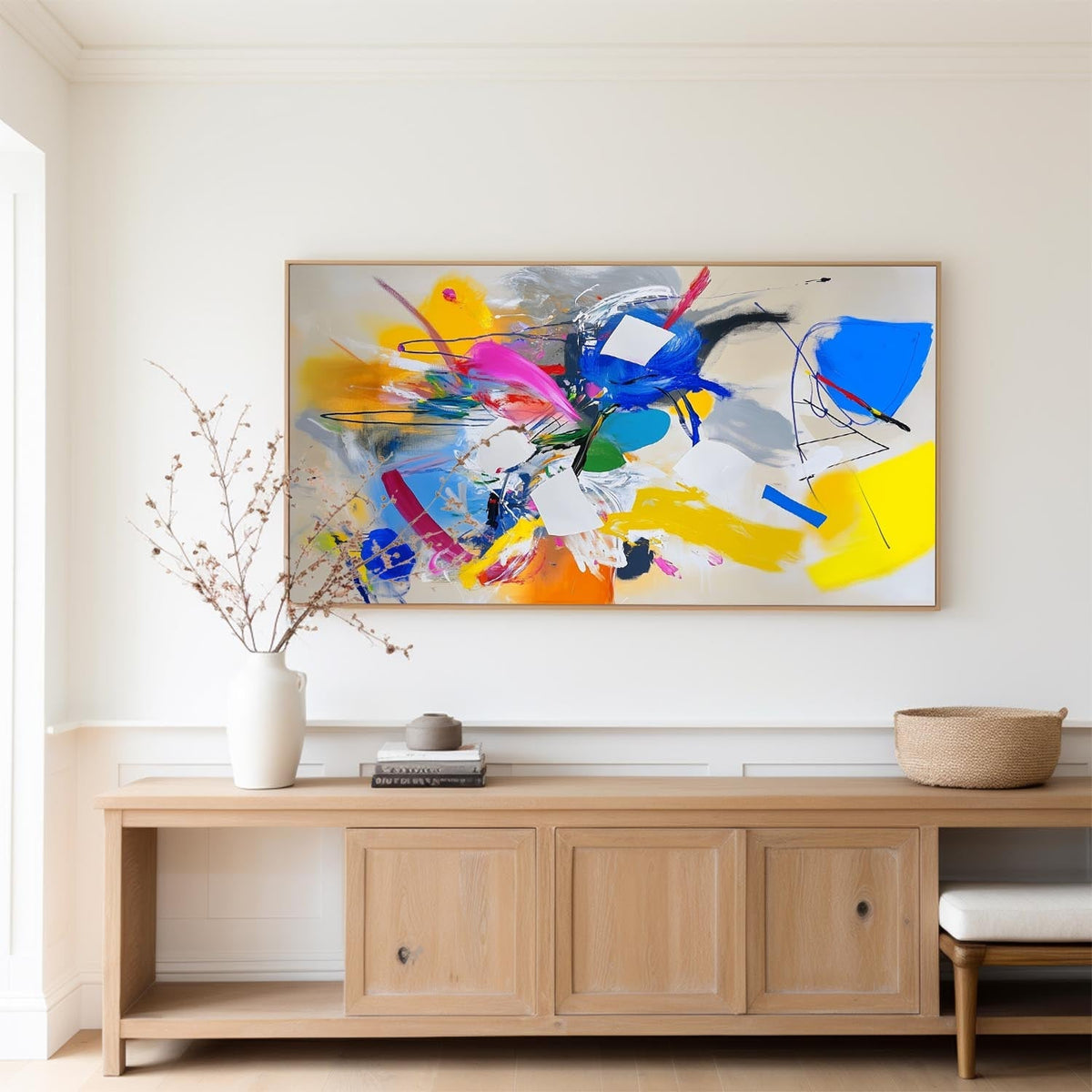 Colorful Abstract Expressionist Modern Painting