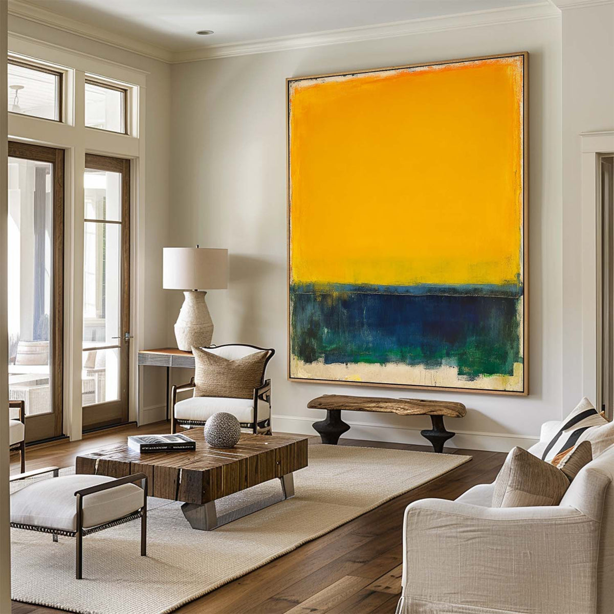 Rothko Inspired Color Block Canvas Wall Art