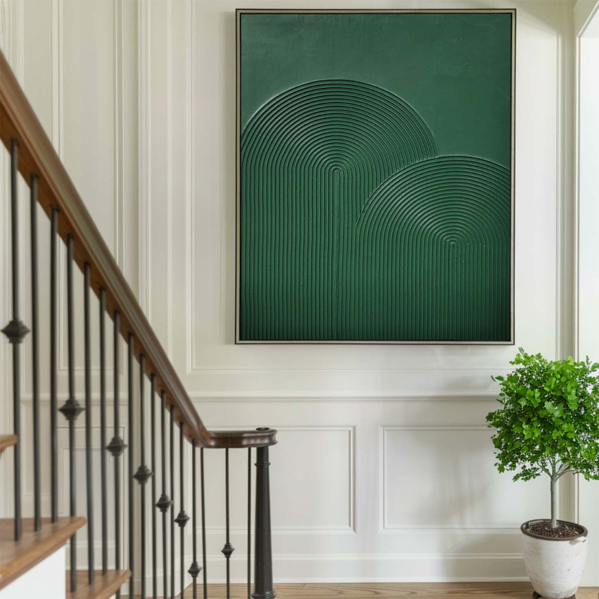 Botanical Contour Arches Modern Art