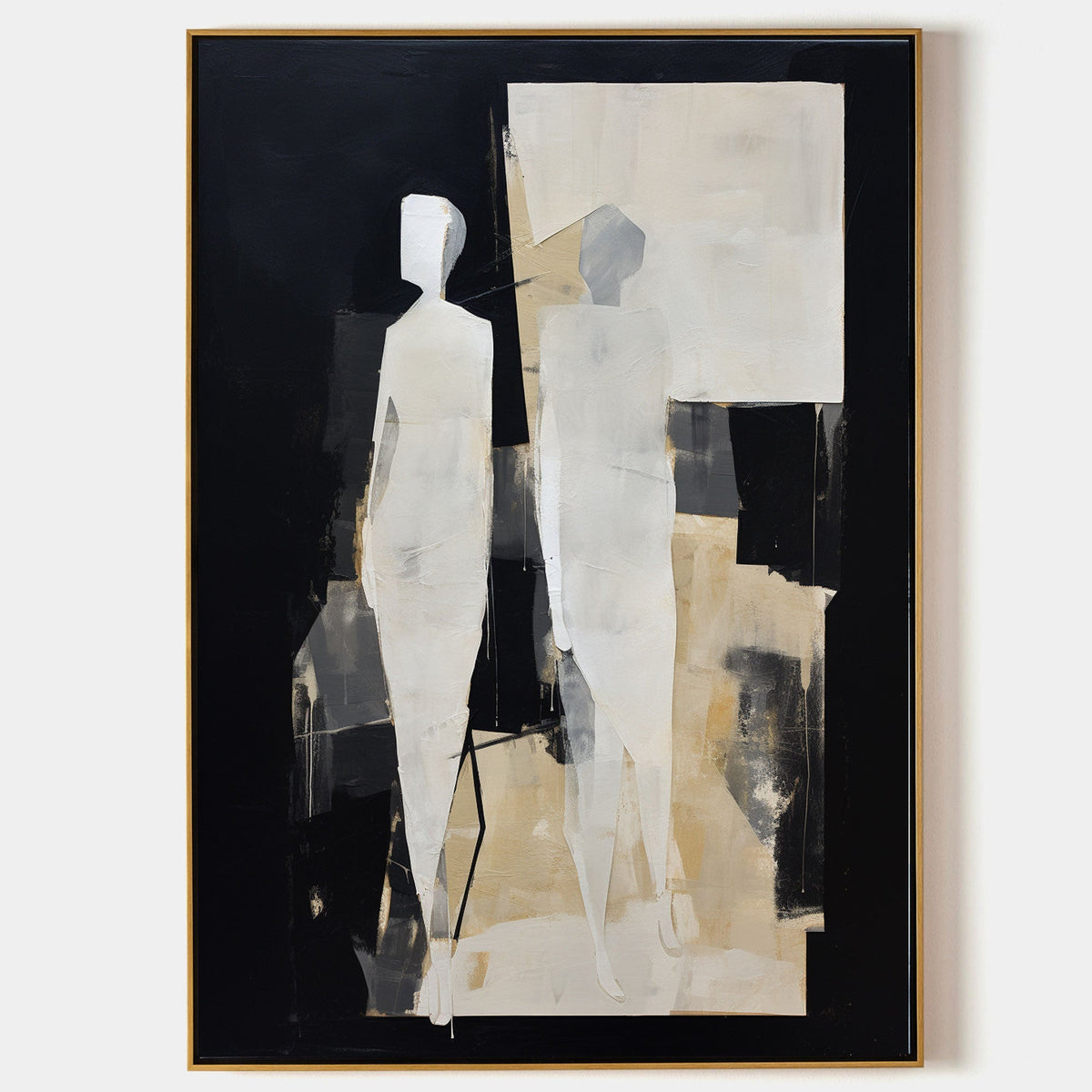 Wall Art Contemporary Figurative Minimalist Abstract Art Silhouettes