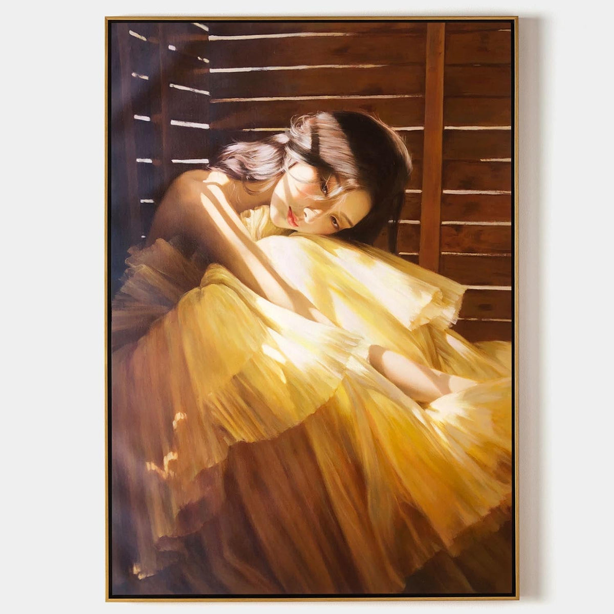 Golden Hour Serenity Oil Painting