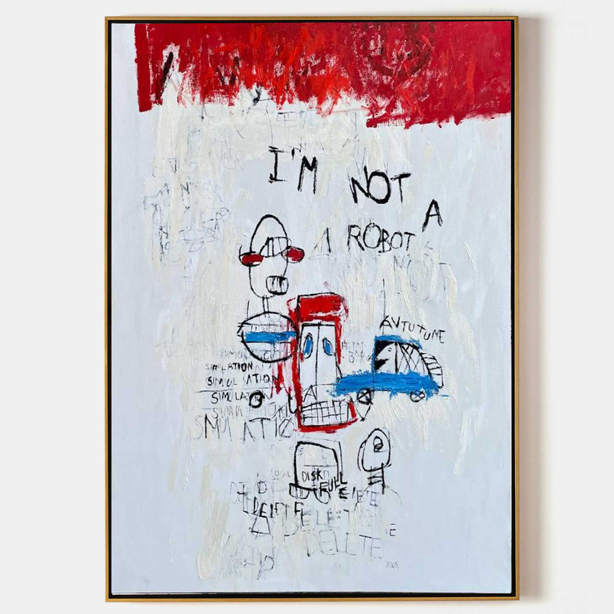 Wall Art Abstract Graffiti Cartoon Modern