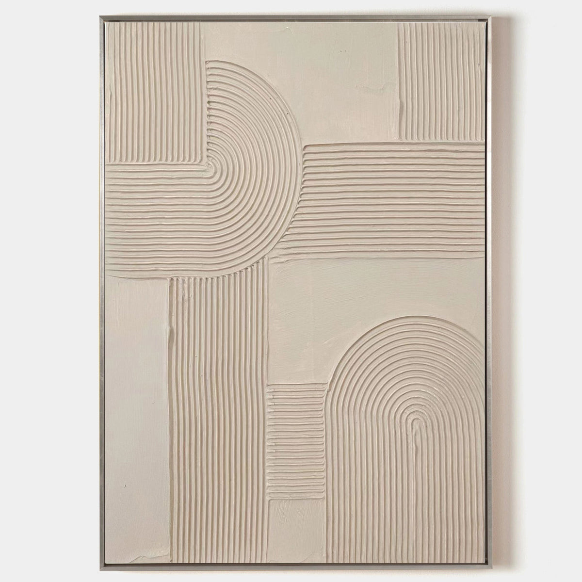 Beige Minimalist Abstract Painting