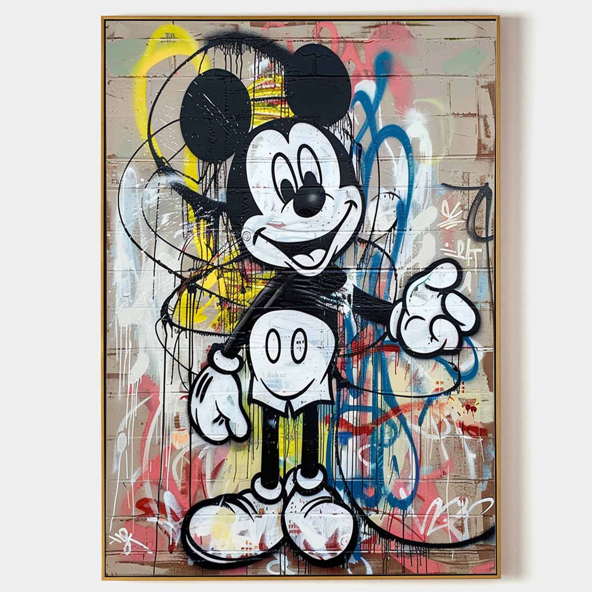 Graffiti Style Mickey Mouse Pop Art Painting