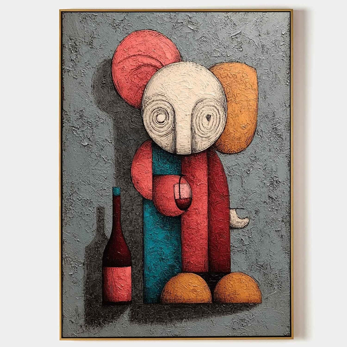 Wall Art Whimsical Kaws Companion