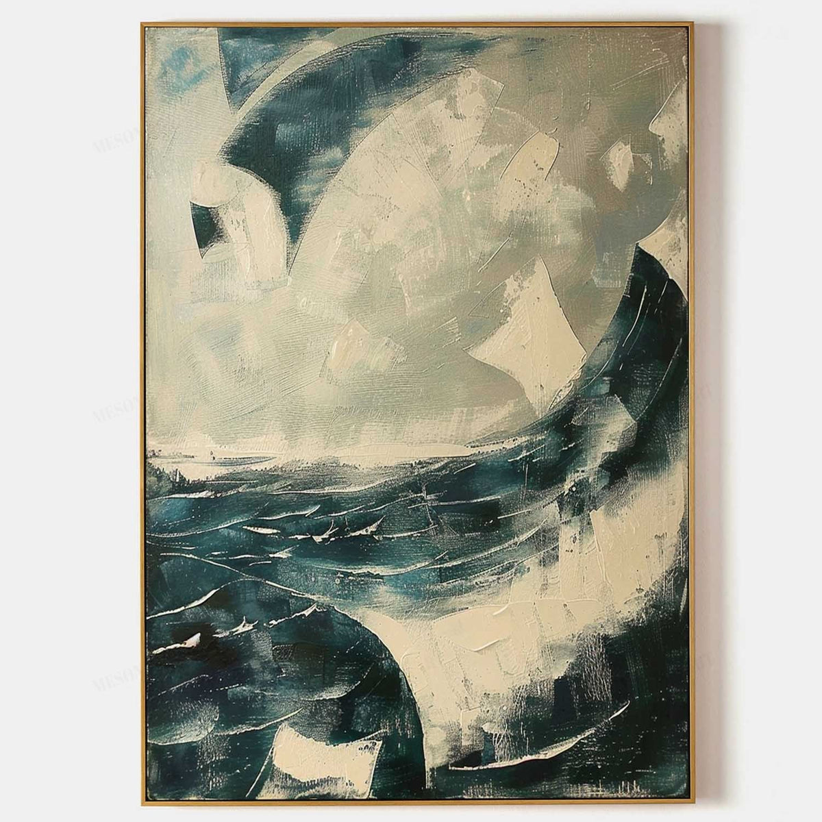 Wall Art Ocean Texture Seascape Atmospheric Moody