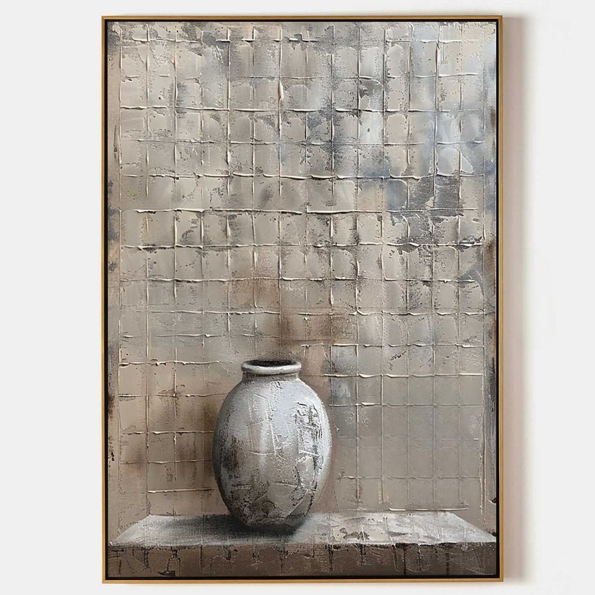 Wabi-Sabi Still Life Impasto Painting