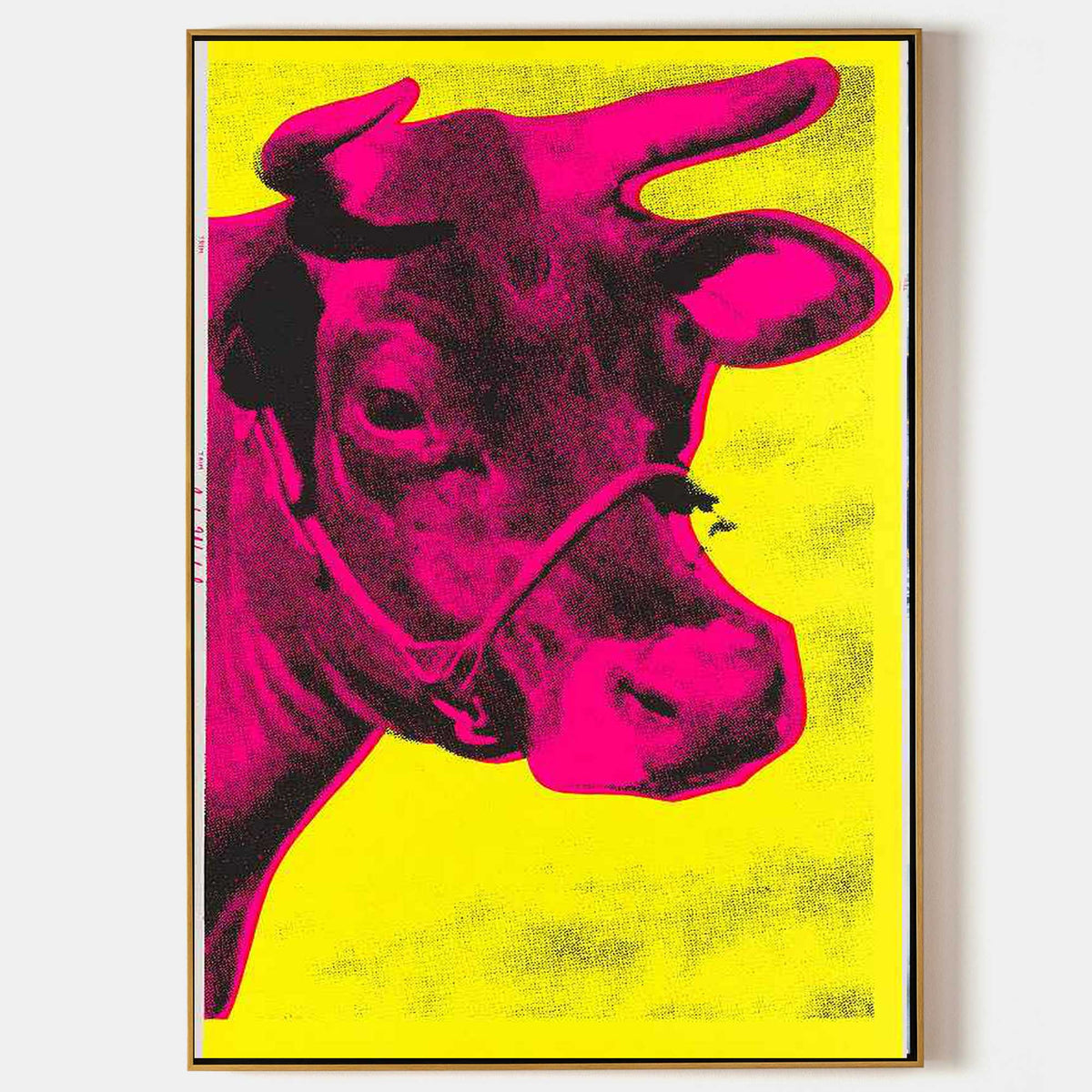 Andy Warhol Pink Cow Pop Art Oil Painting