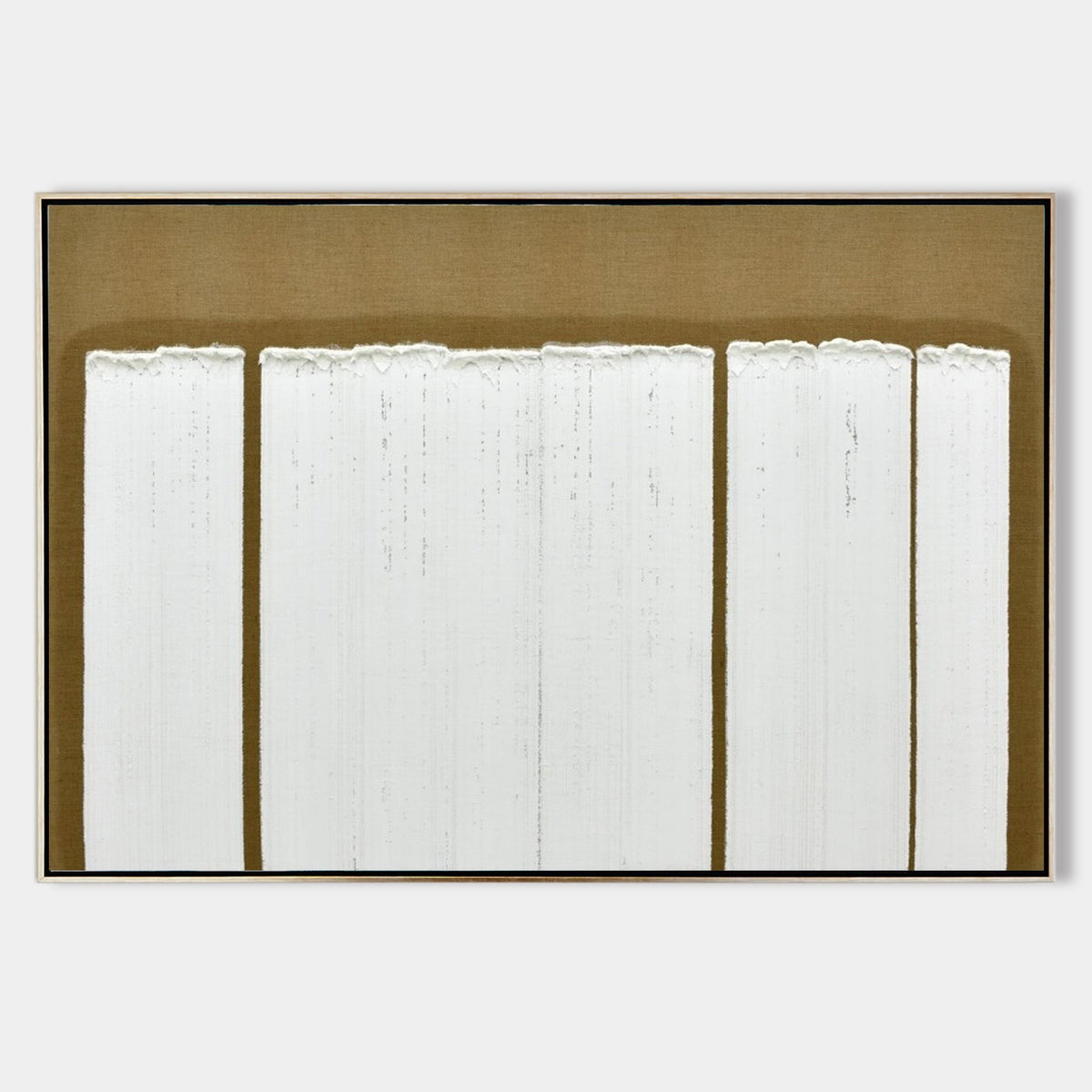 Neutral Palette Textured Minimalist Serene Wall Statement Piece