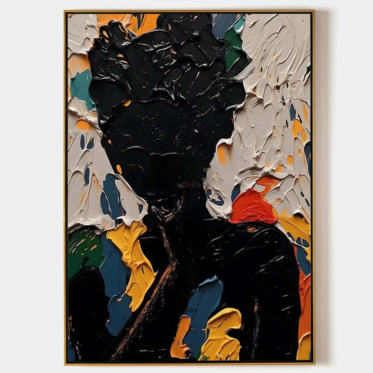 Maya Colorful Figure Wall Art
