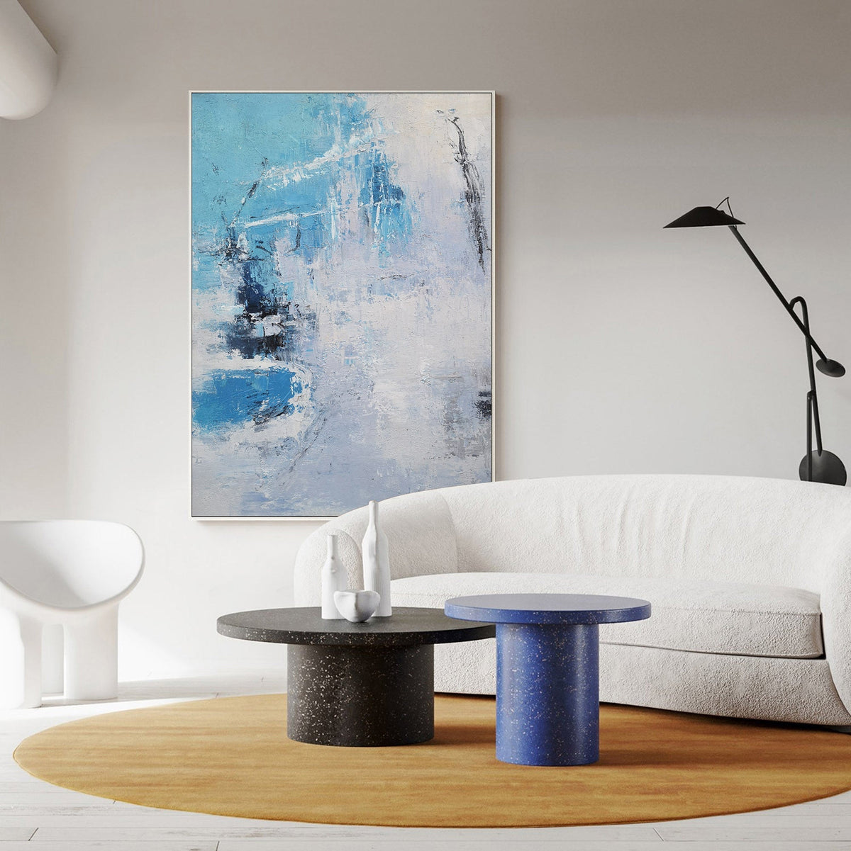 Fresh Breeze Oil Painting Hand Painted Vertical