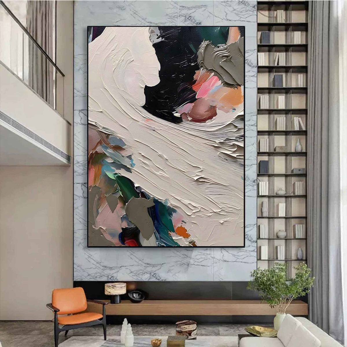 Wall Art Colorful Abstract Energetic Modern