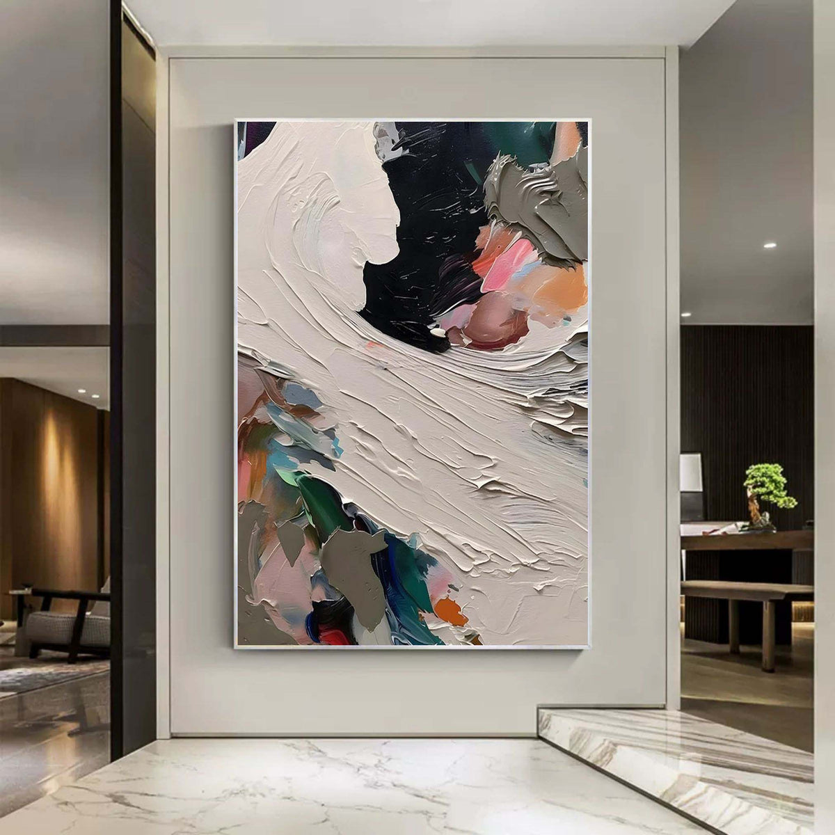 Wall Art Colorful Abstract Energetic Modern