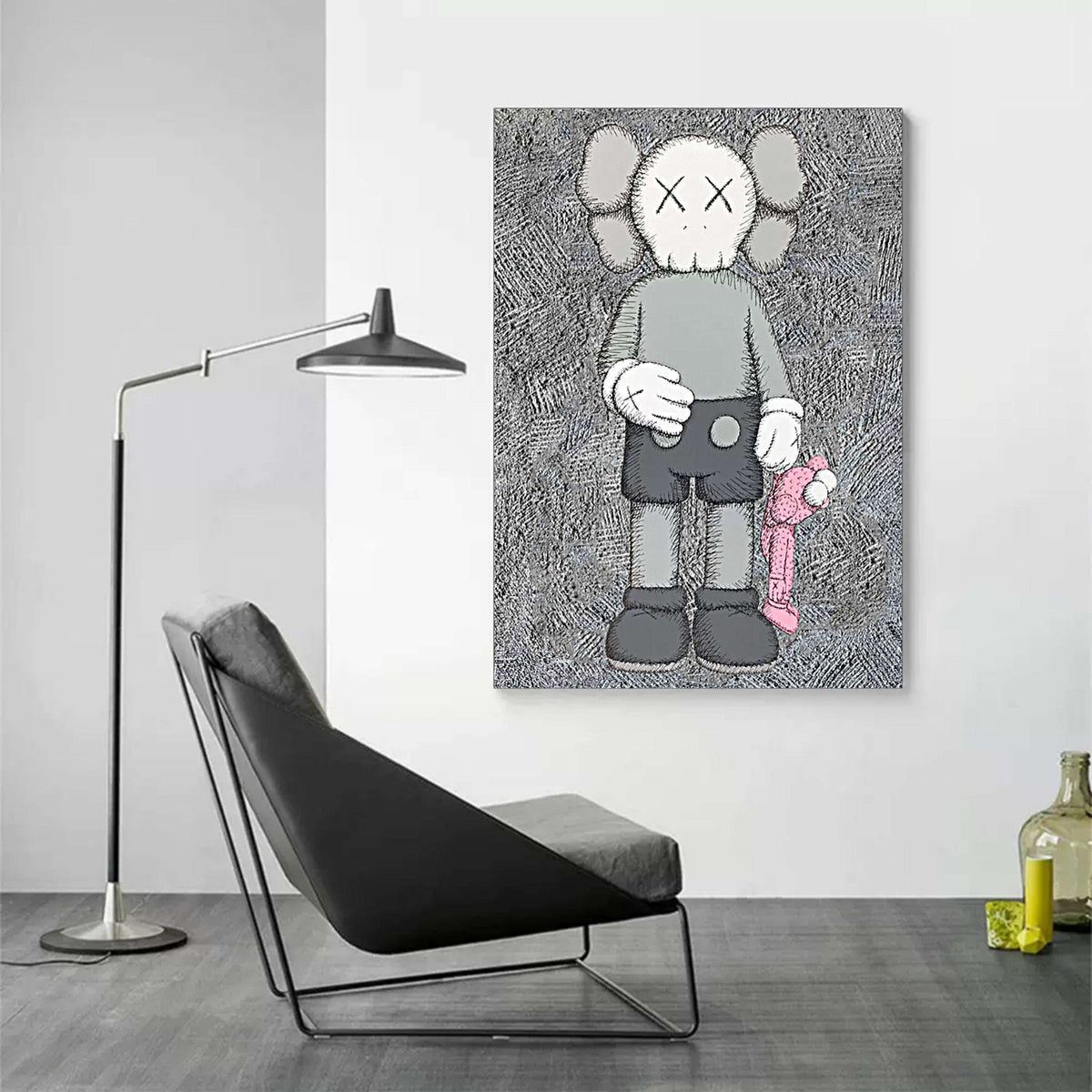 KAWS Companion Figure Pop Art Painting