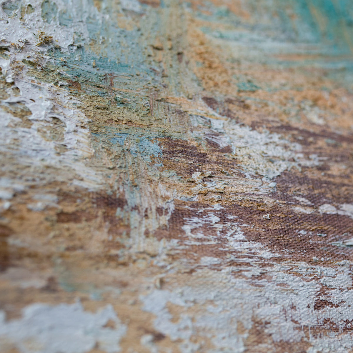 Coastal Tone Oil Painting Textured
