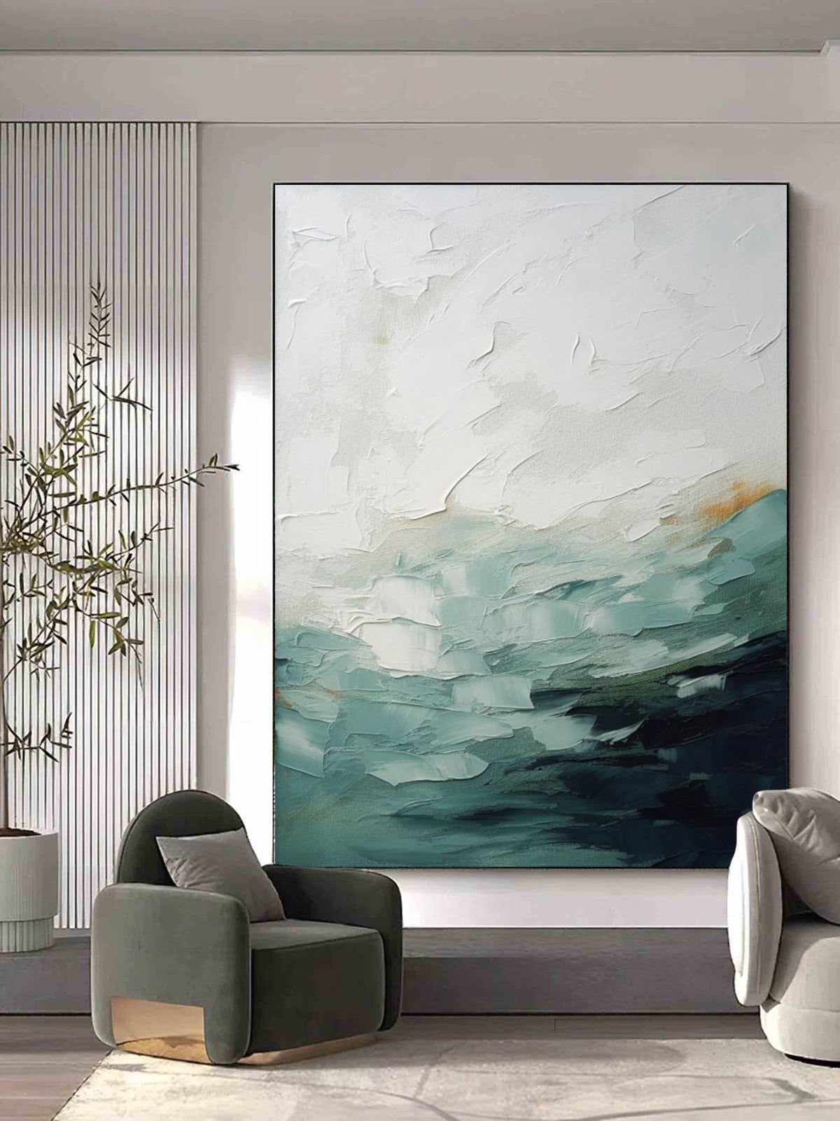 Wall Art Misty Subtle Serene Calm Modern