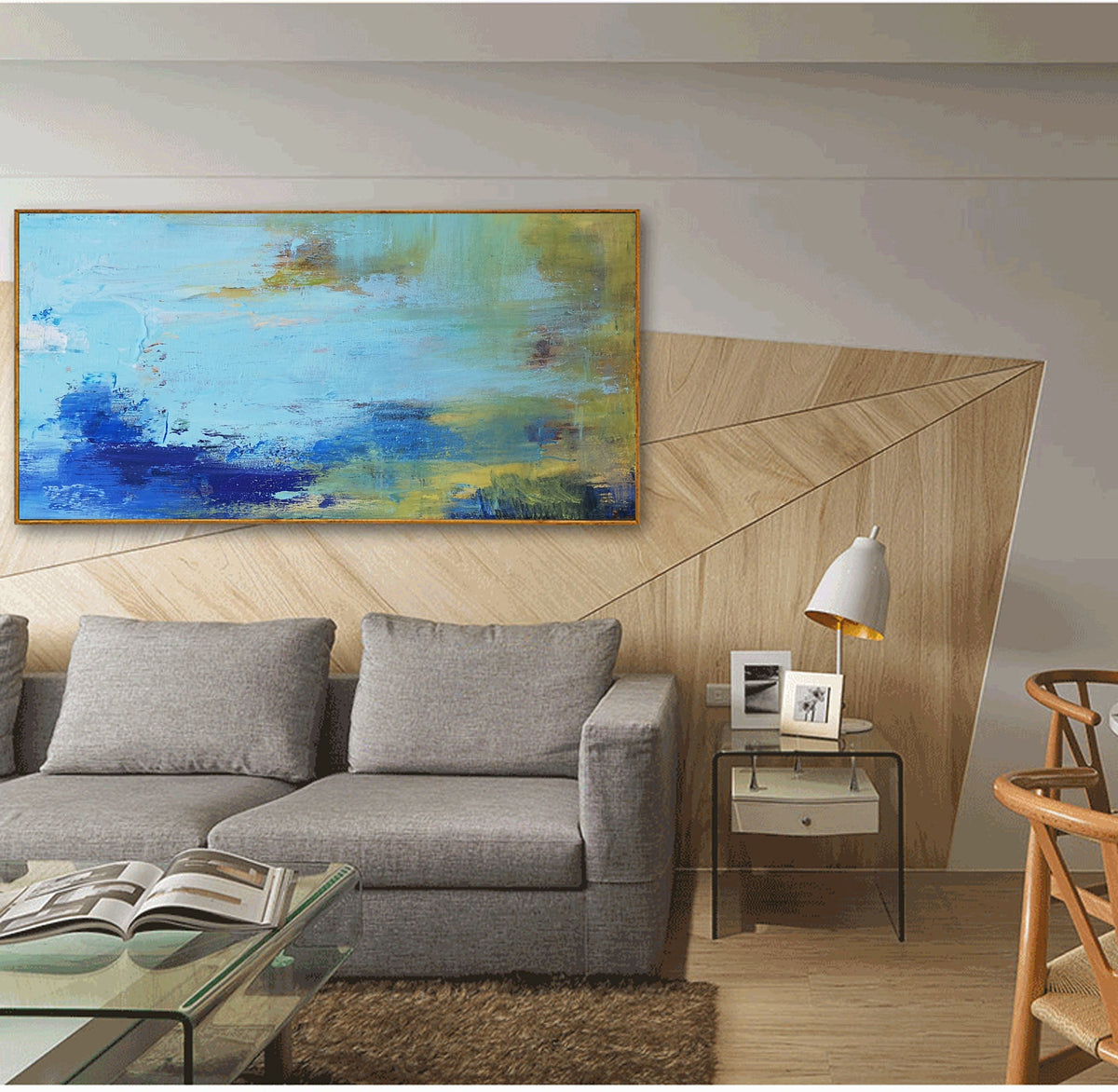 Abstract Seascape  Painting