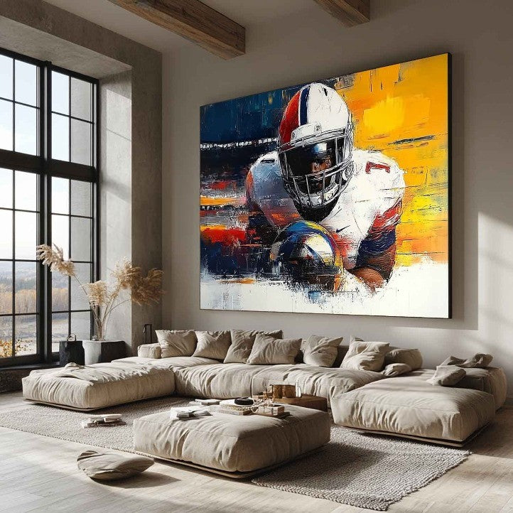 Wall Art Horizontal Abstract Expressionist