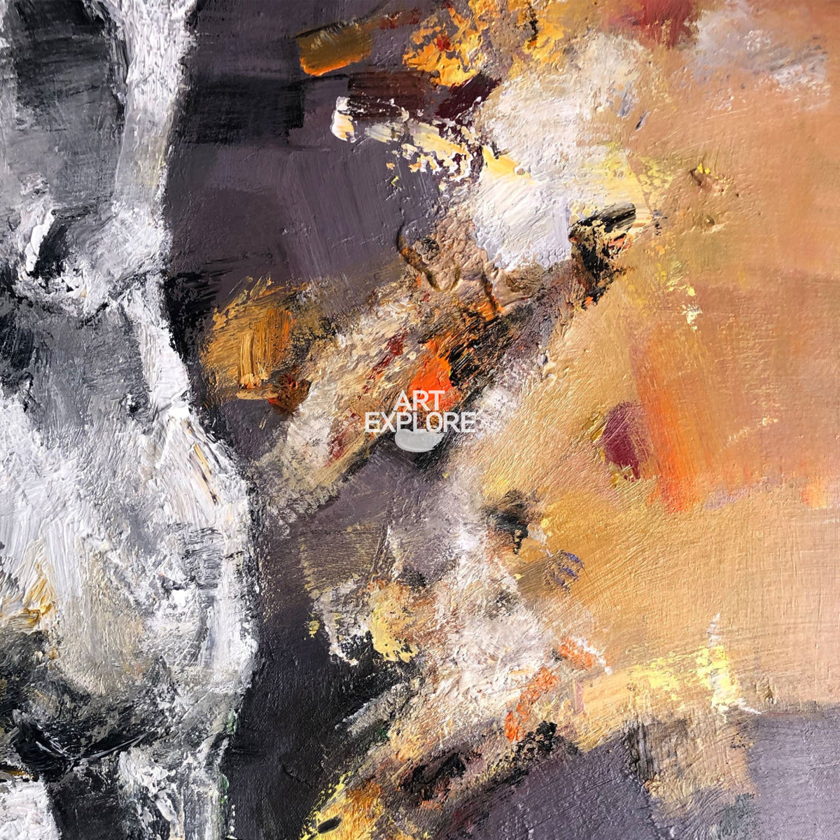 Modern Horse Abstract Painting