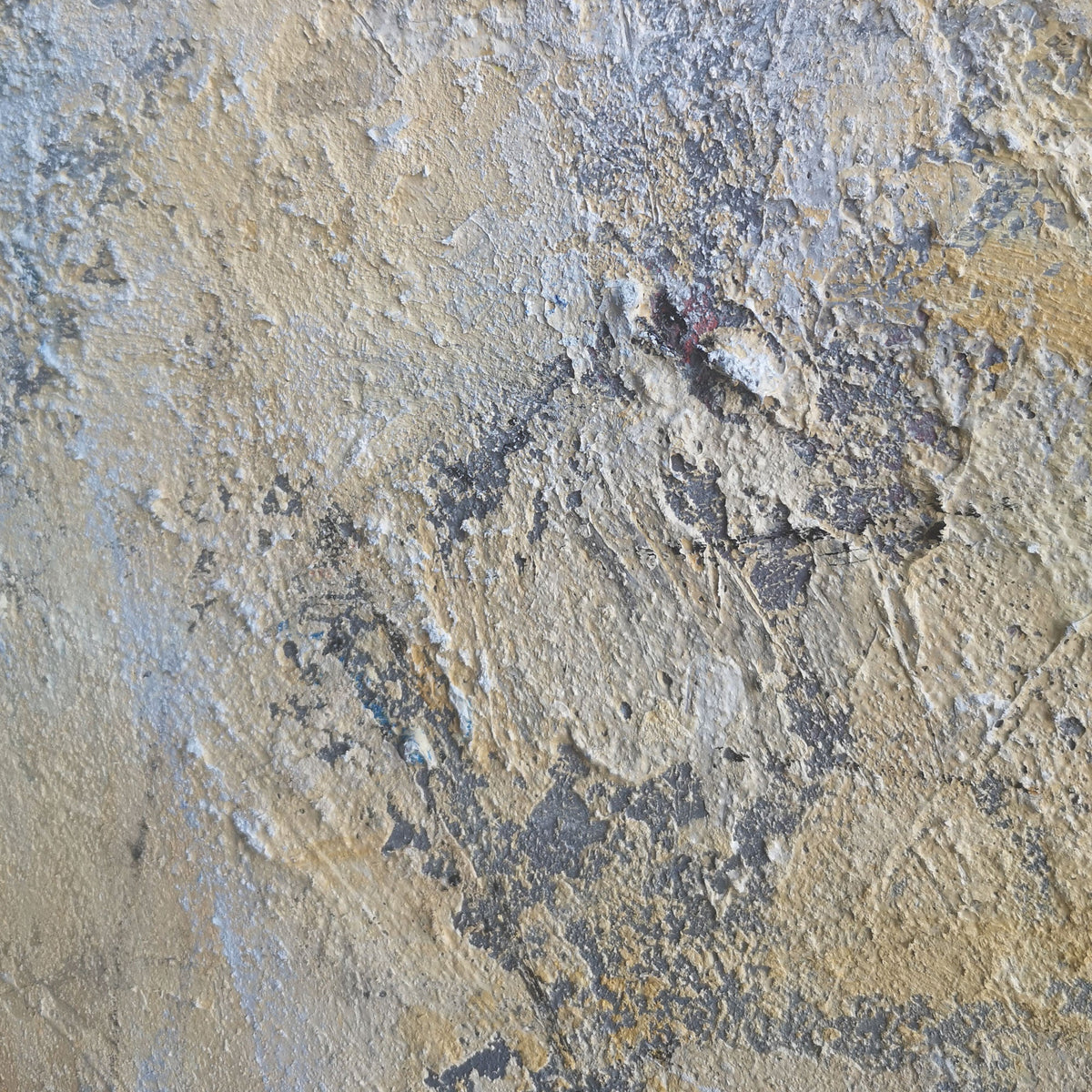 Wabi-Sabi Textured Abstract Oil Painting