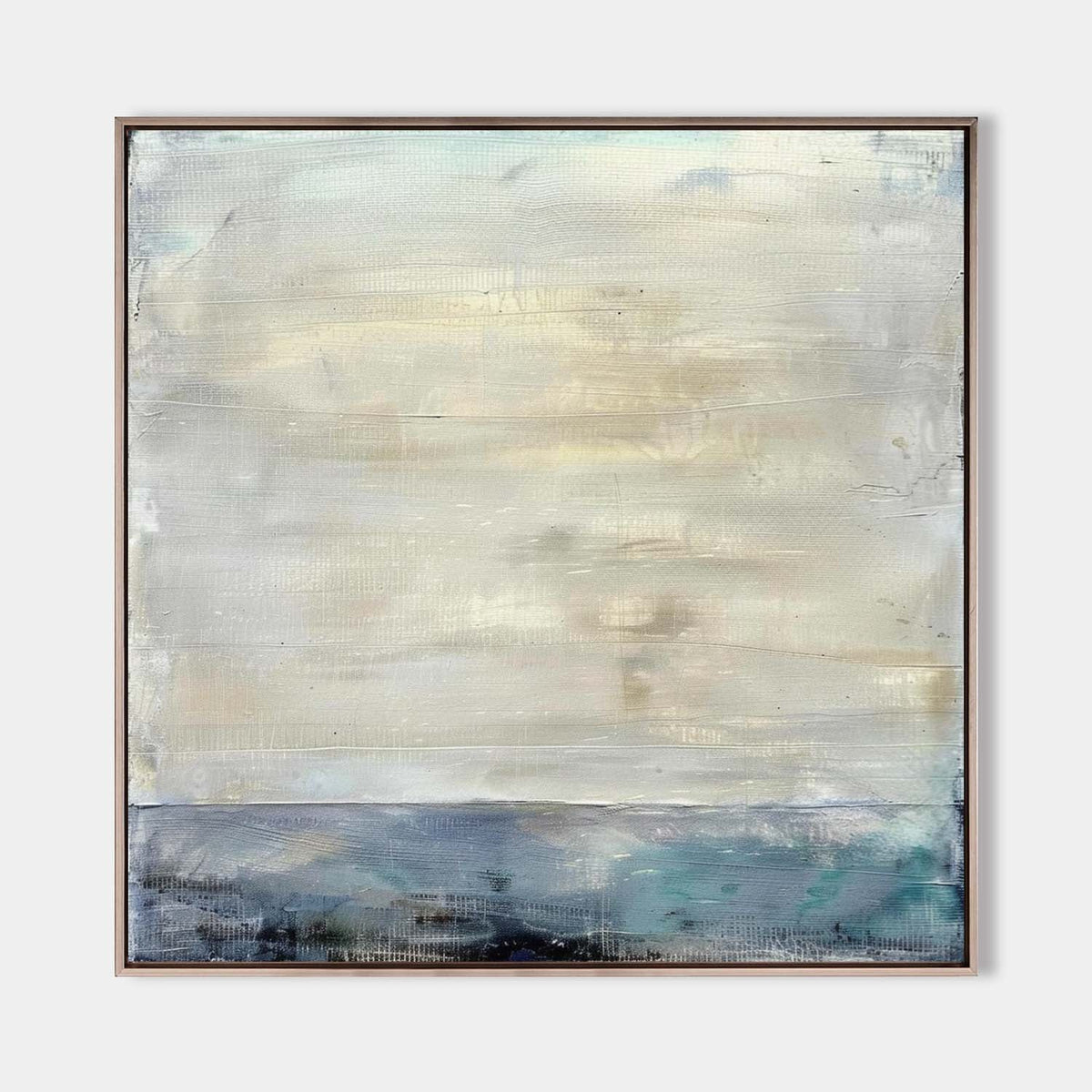 Wall Art Wabi-Sabi Serene Seascape Impasto