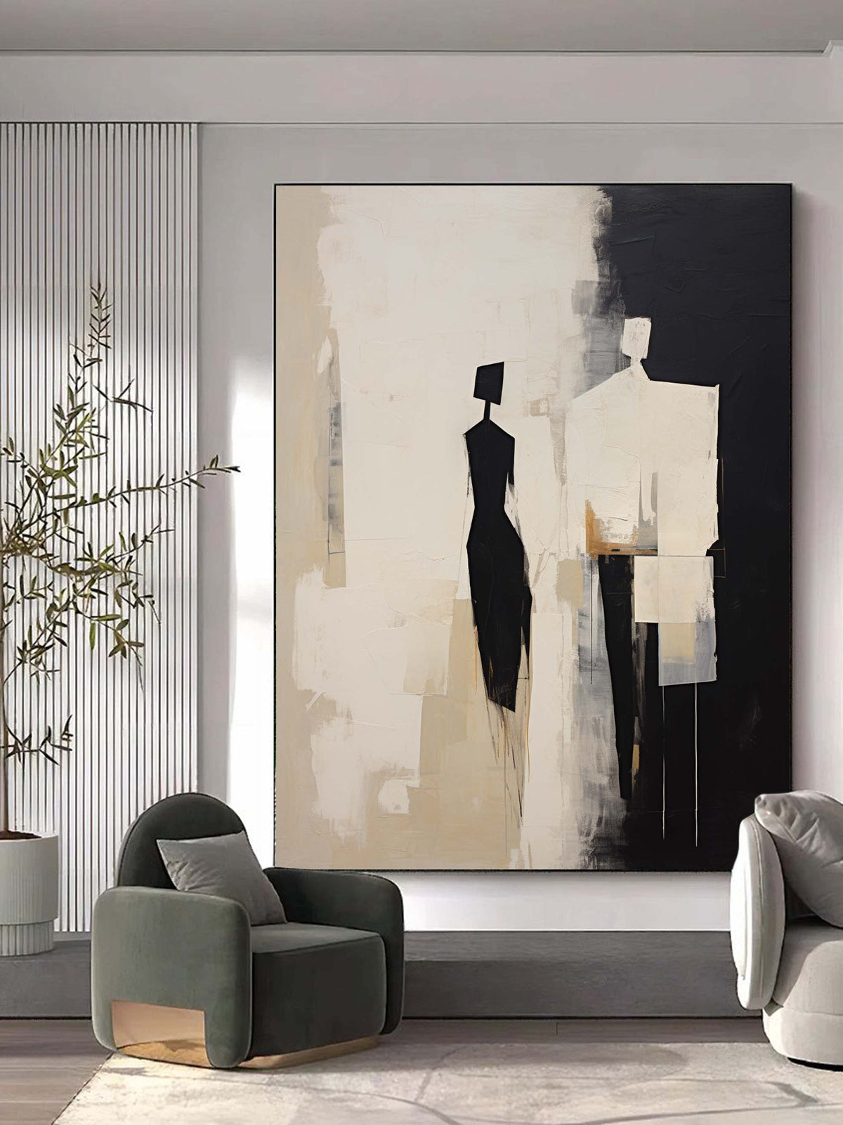 Mila Contemporary Minimalist Art