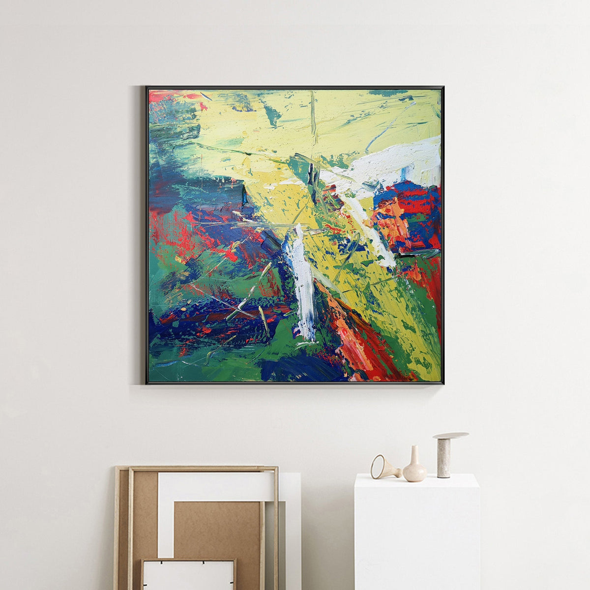 Colorful Abstract Expressionist Painting