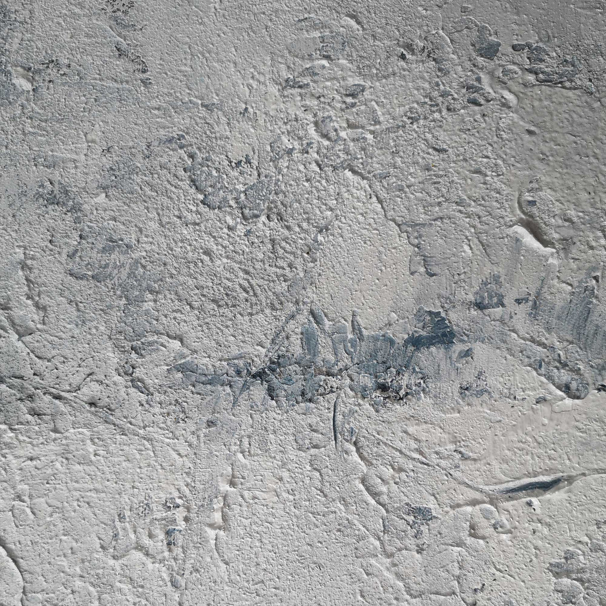 Grey Blue Abstract Textured Painting