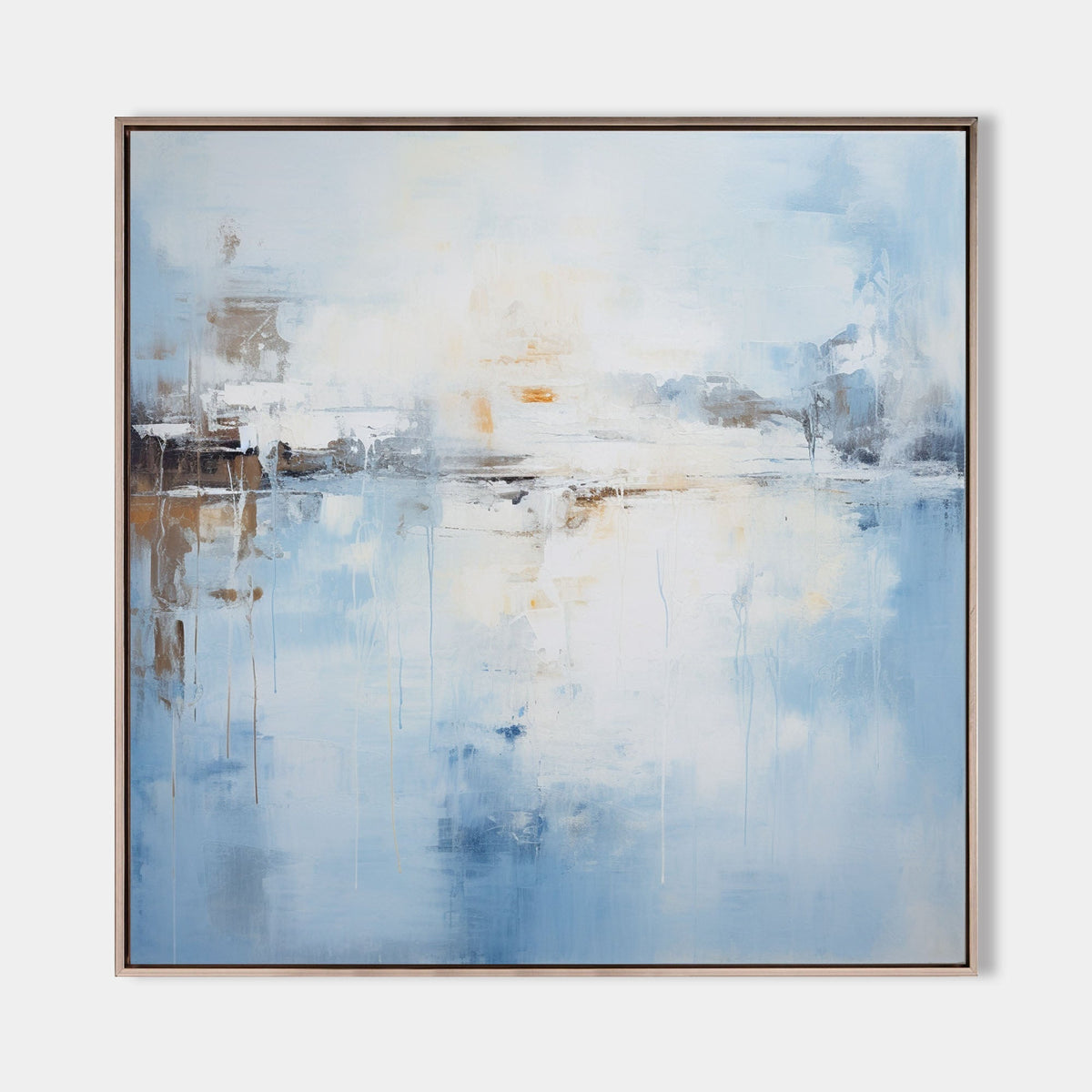Wall Art Frosted Horizon Glow