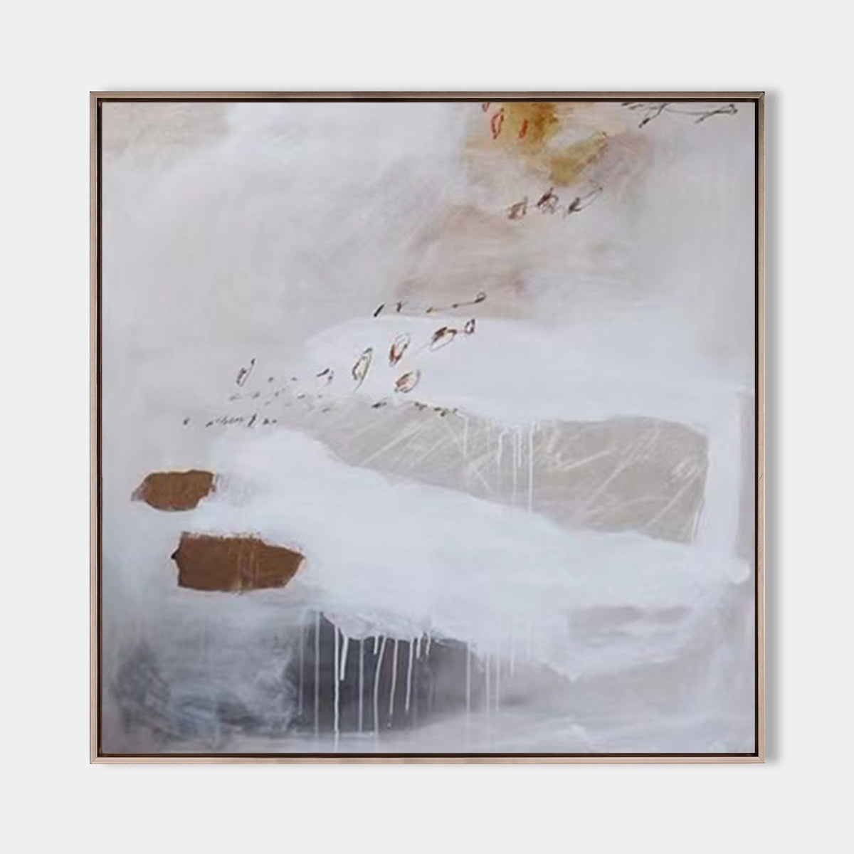 Wall Art Abstract Neutral Painting