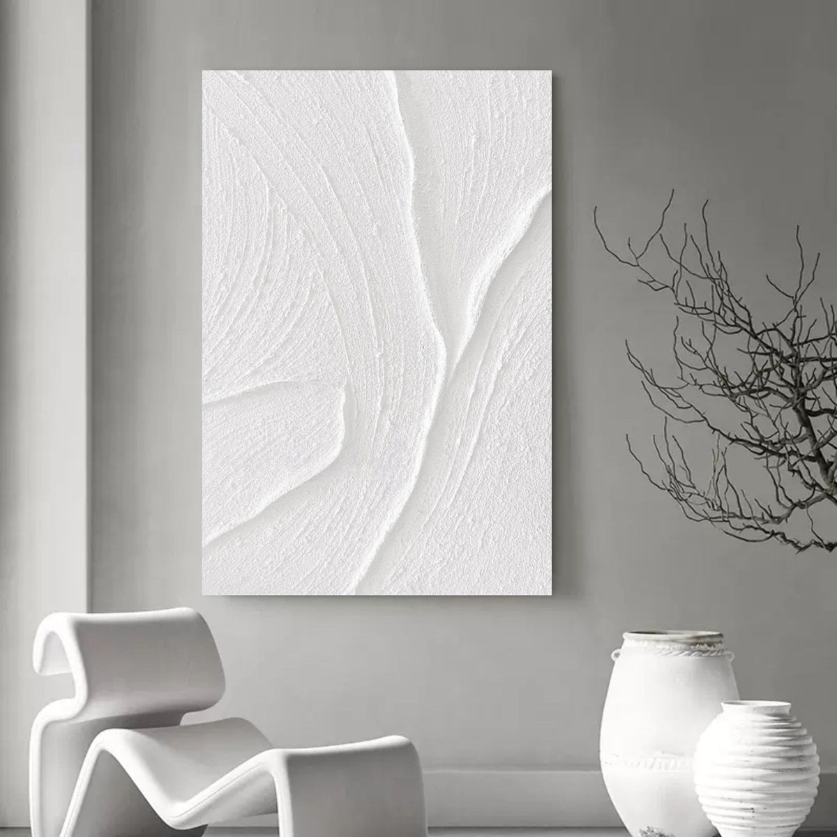 Wall Art Texture Modern Minimalism Abstract Rippled