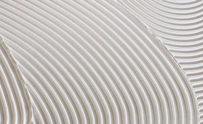 Wabi-Sabi Flowing Lines Bas-Relief Painting