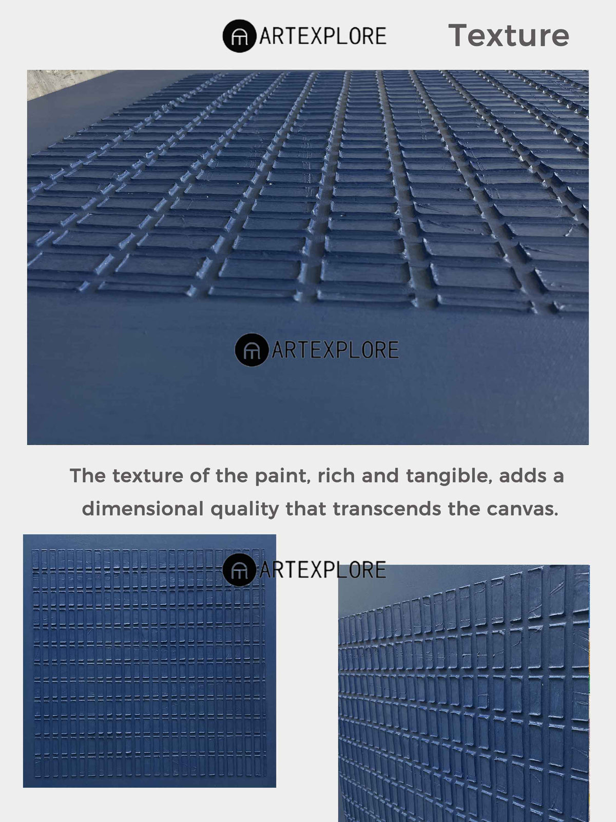 Blue Minimalist Painting