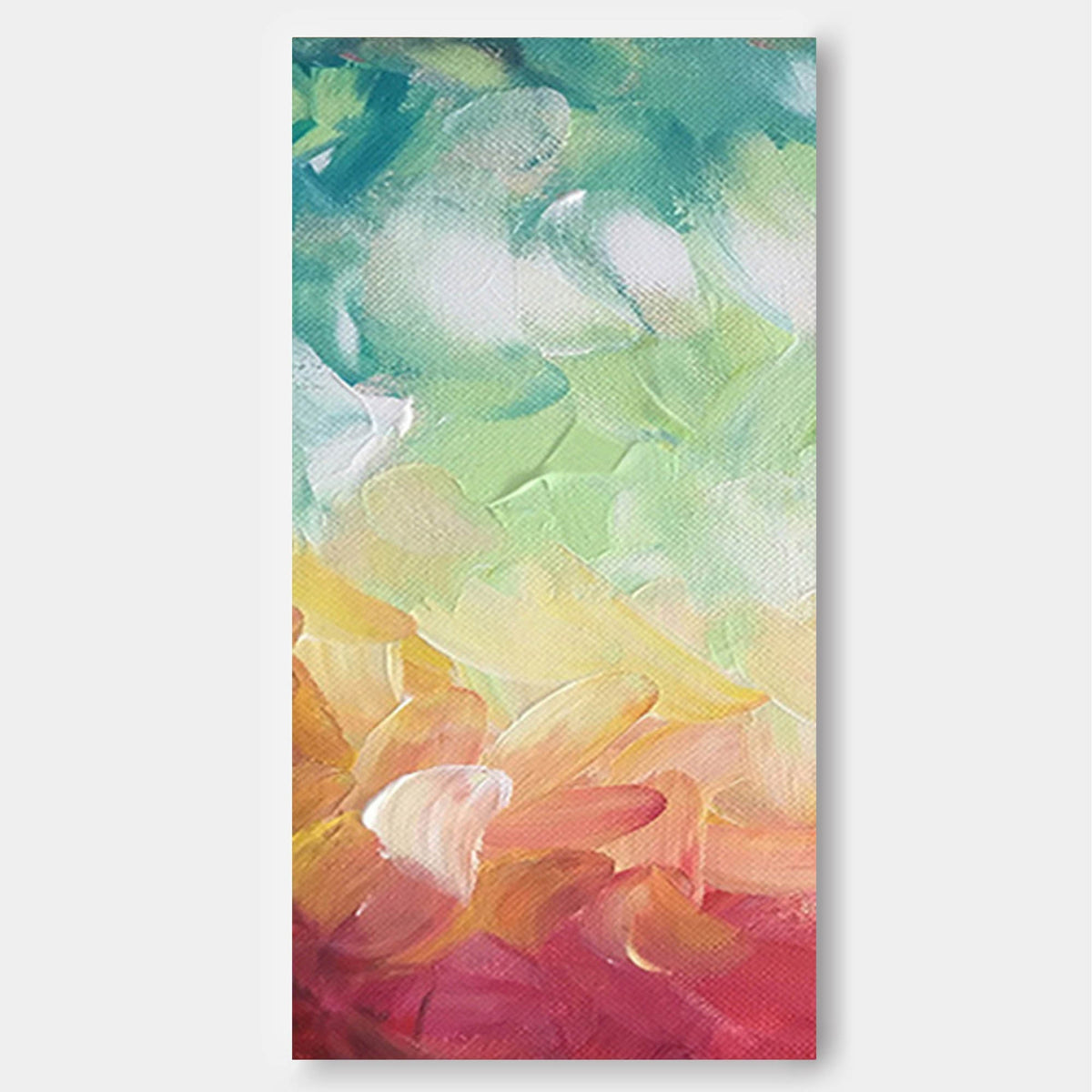 Rainbow Gradient Canvas Wall Art