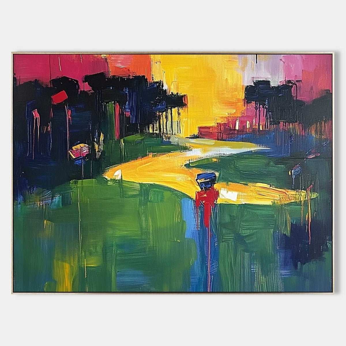 Wall Art Horizontal Golf Course Landscape