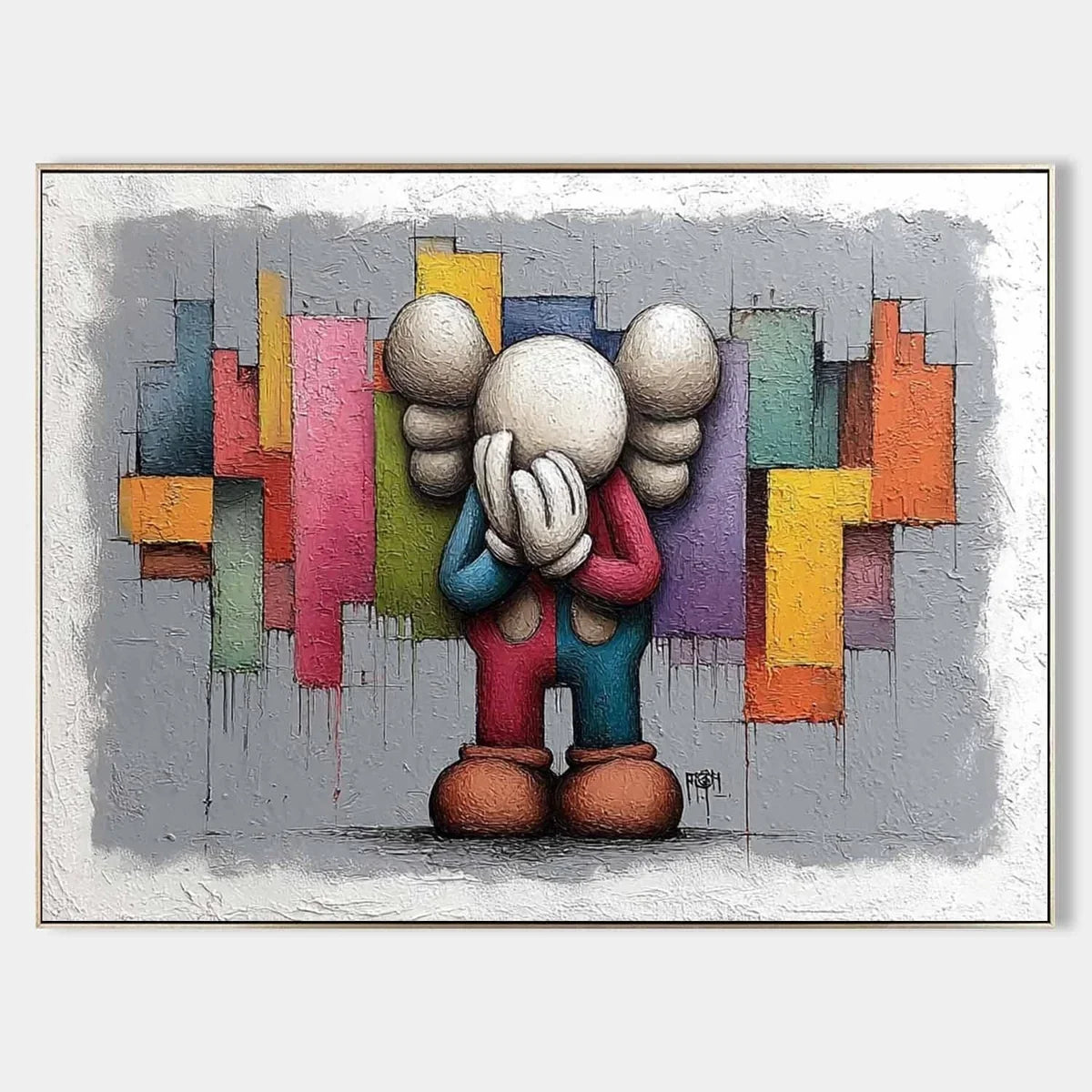 Wall Art Poignant Kaws Companion