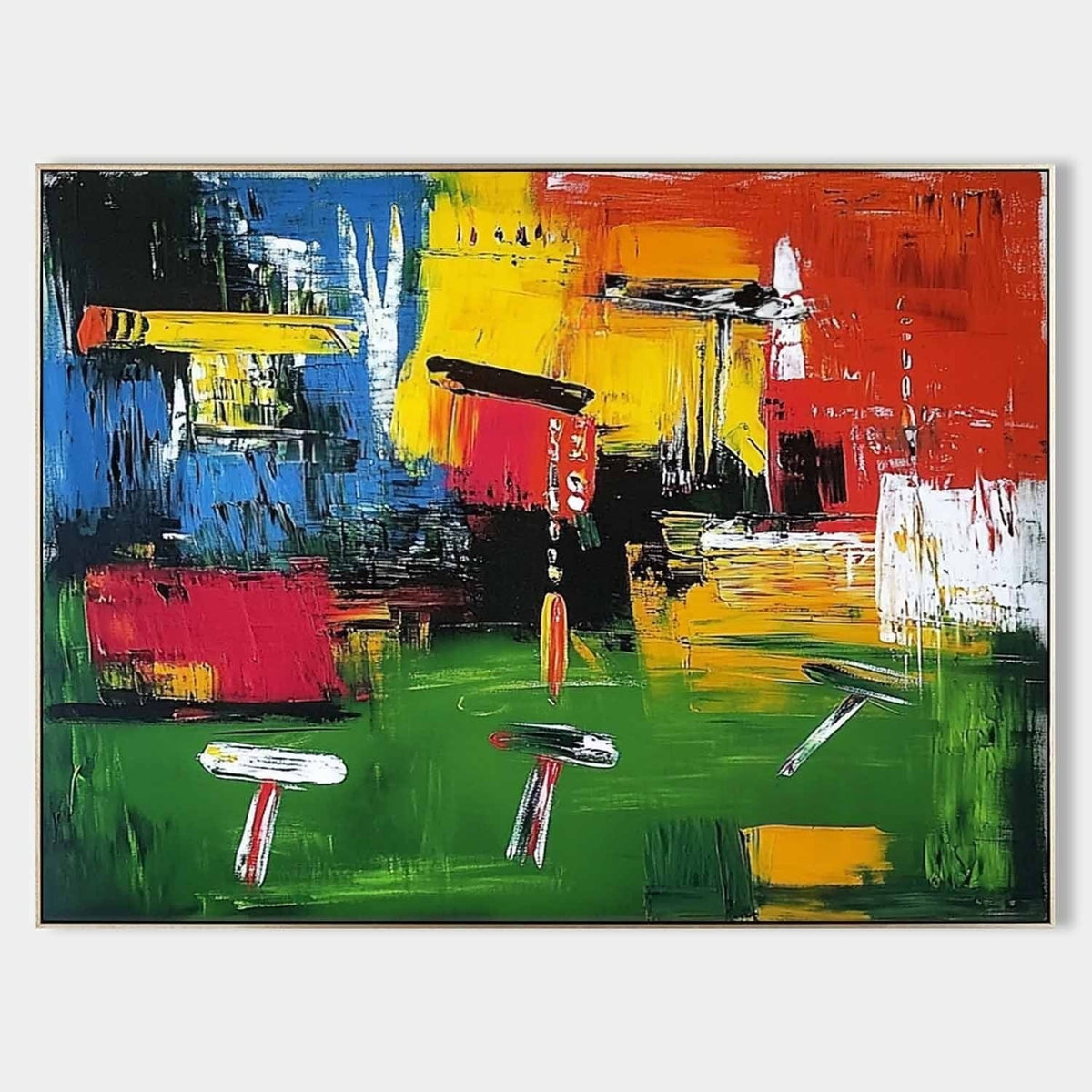 Wall Art Horizontal Expressionist Golf