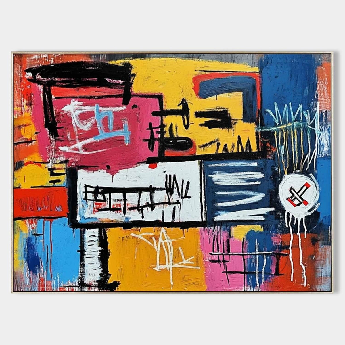 Wall Art Horizontal Neo Expressionist