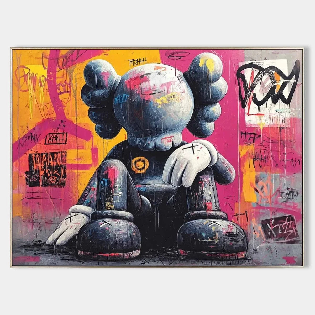 Wall Art Edgy Kaws Companion