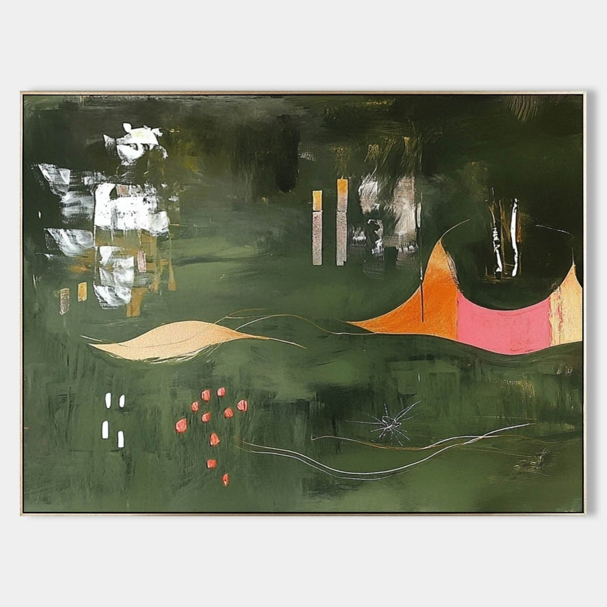Wall Art Rectangle Abstract Landscape Inspired