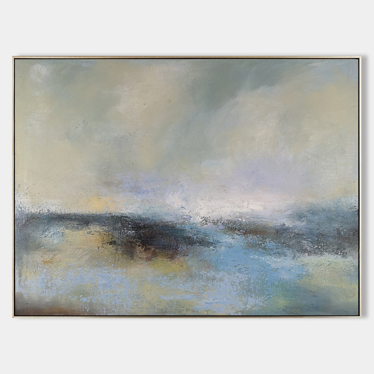 Atmospheric Coastal Abstract Oil Painting