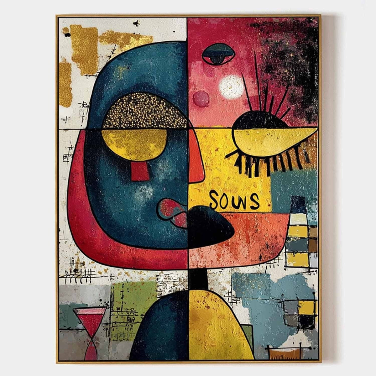 Joan Miró Abstract Face Painting - Neutralighting