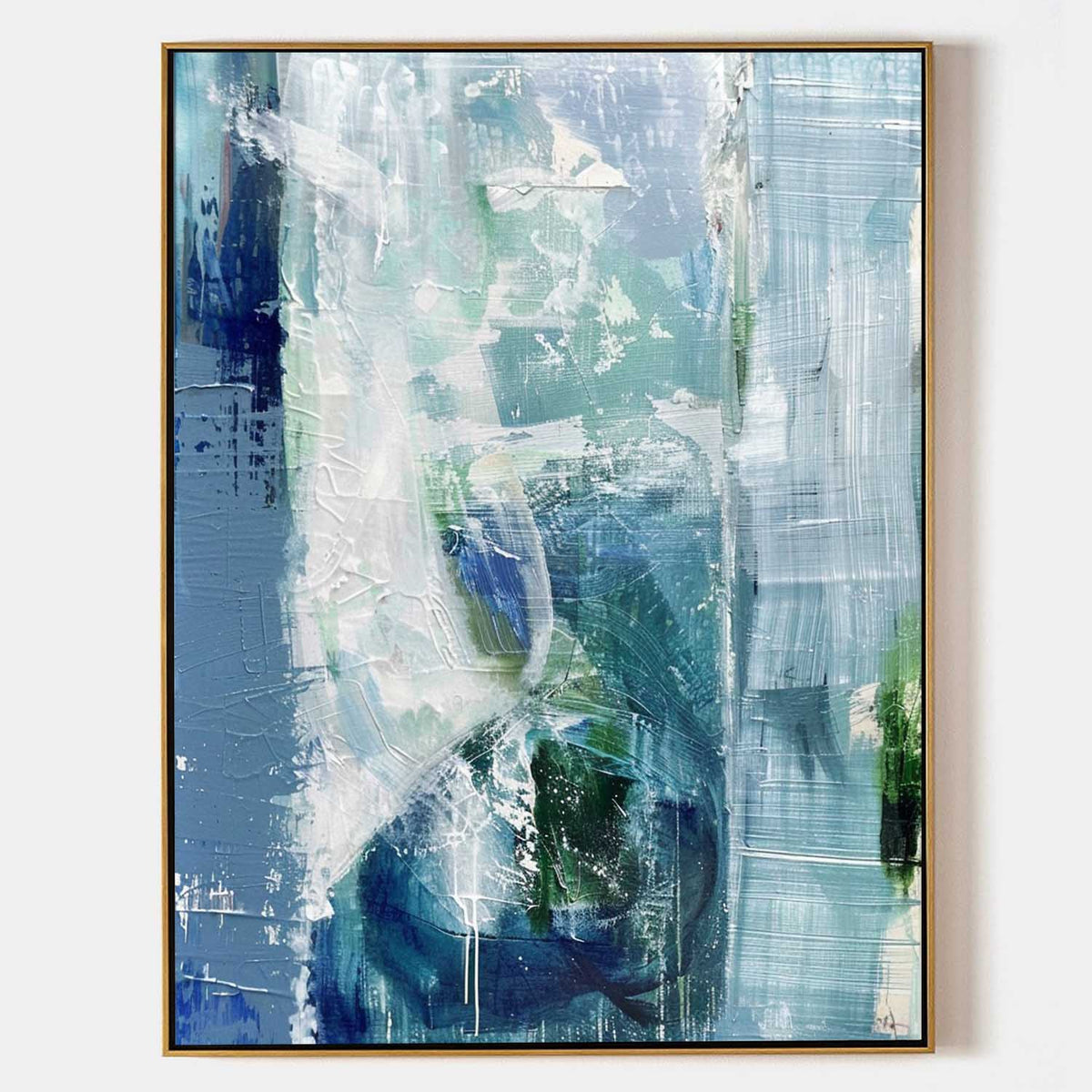 Wall Art Vibrant Colorful Blue
