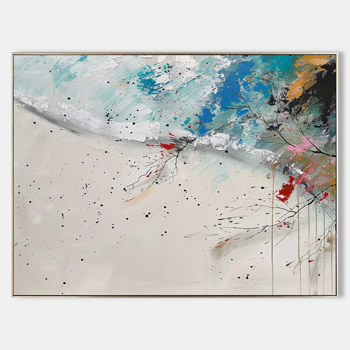 Wall Art Poetic Abstract Landscape Atmospheric