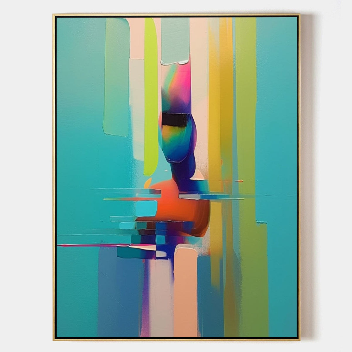 Wall Art Palette Colorful Abstract Contemporary