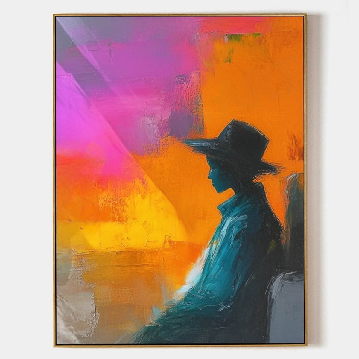 Wall Art Contemporary Silhouette Coat