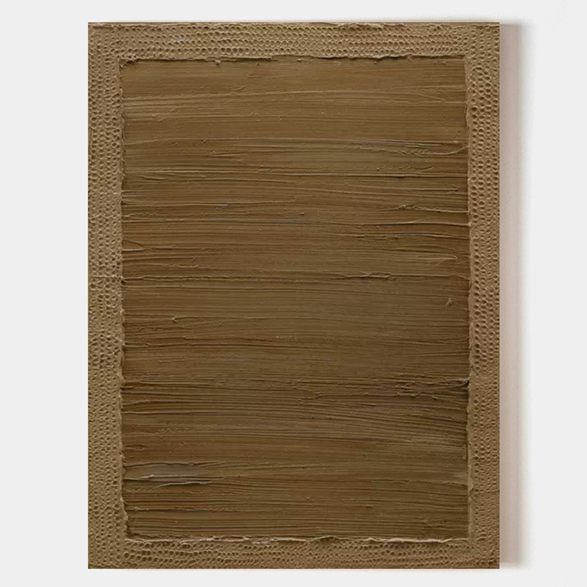 Wall Art Square Abstract Woven Reed Warm