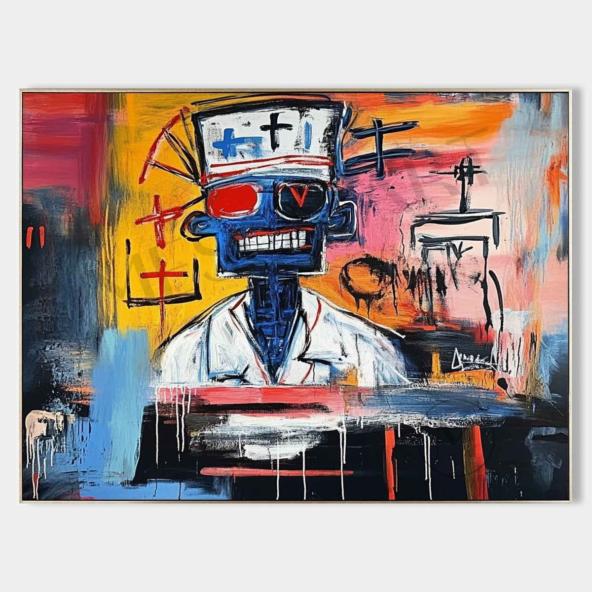 Wall Art Horizontal Neo Expressionist