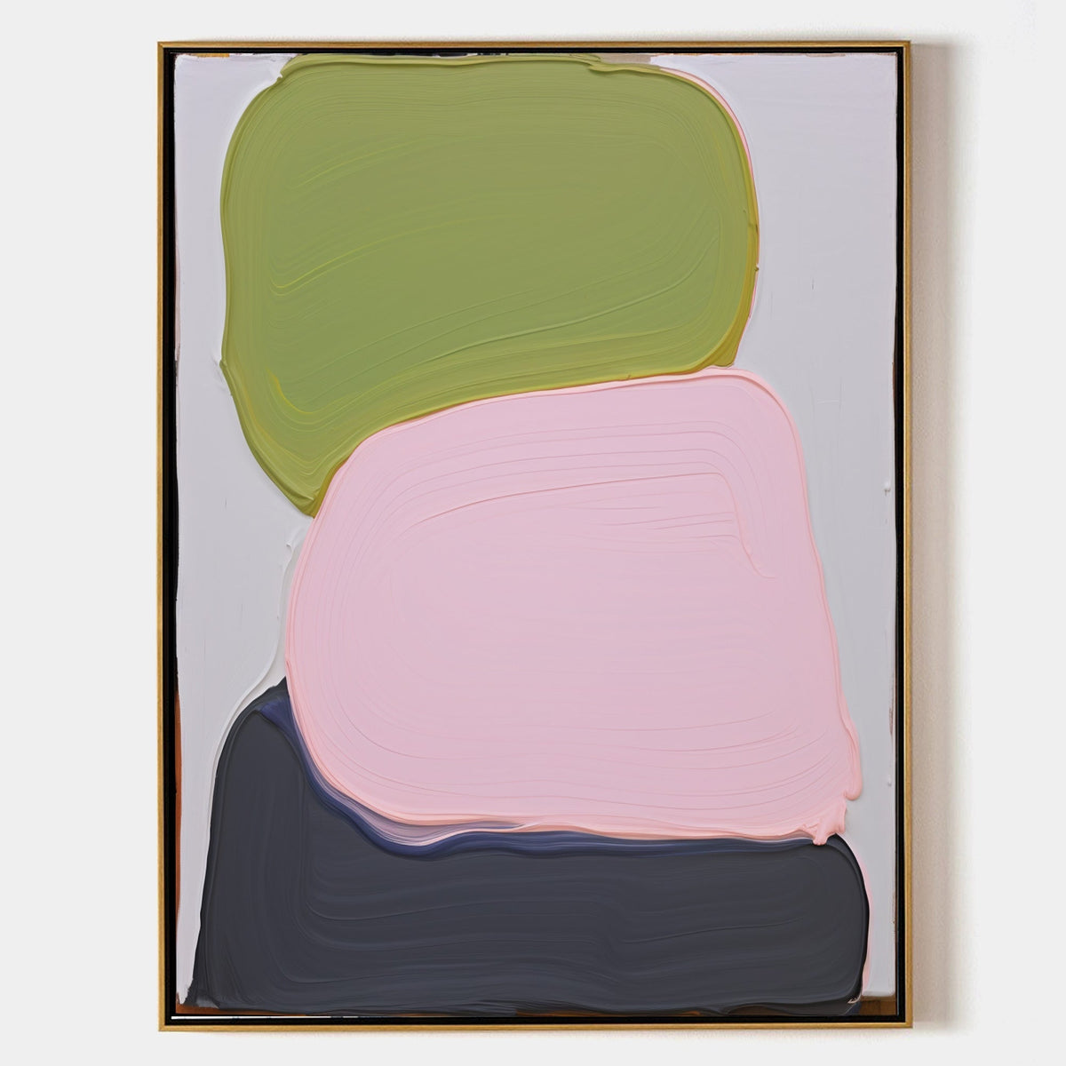 Wall Art Sage Green Pink Charcoal
