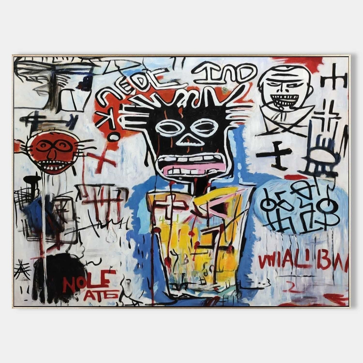 Wall Art Bold Textured Neo Expressionist